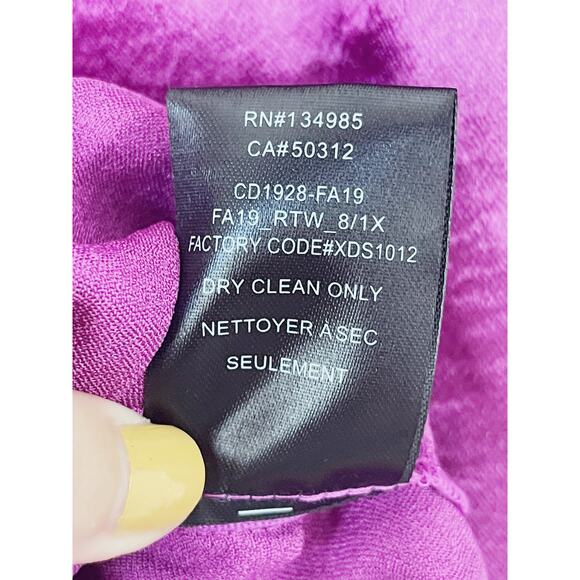 FOR LOVE & LEMONS NWT  Bowie Cutout Metallic Dress Purple Size S - Picture 11 of 11